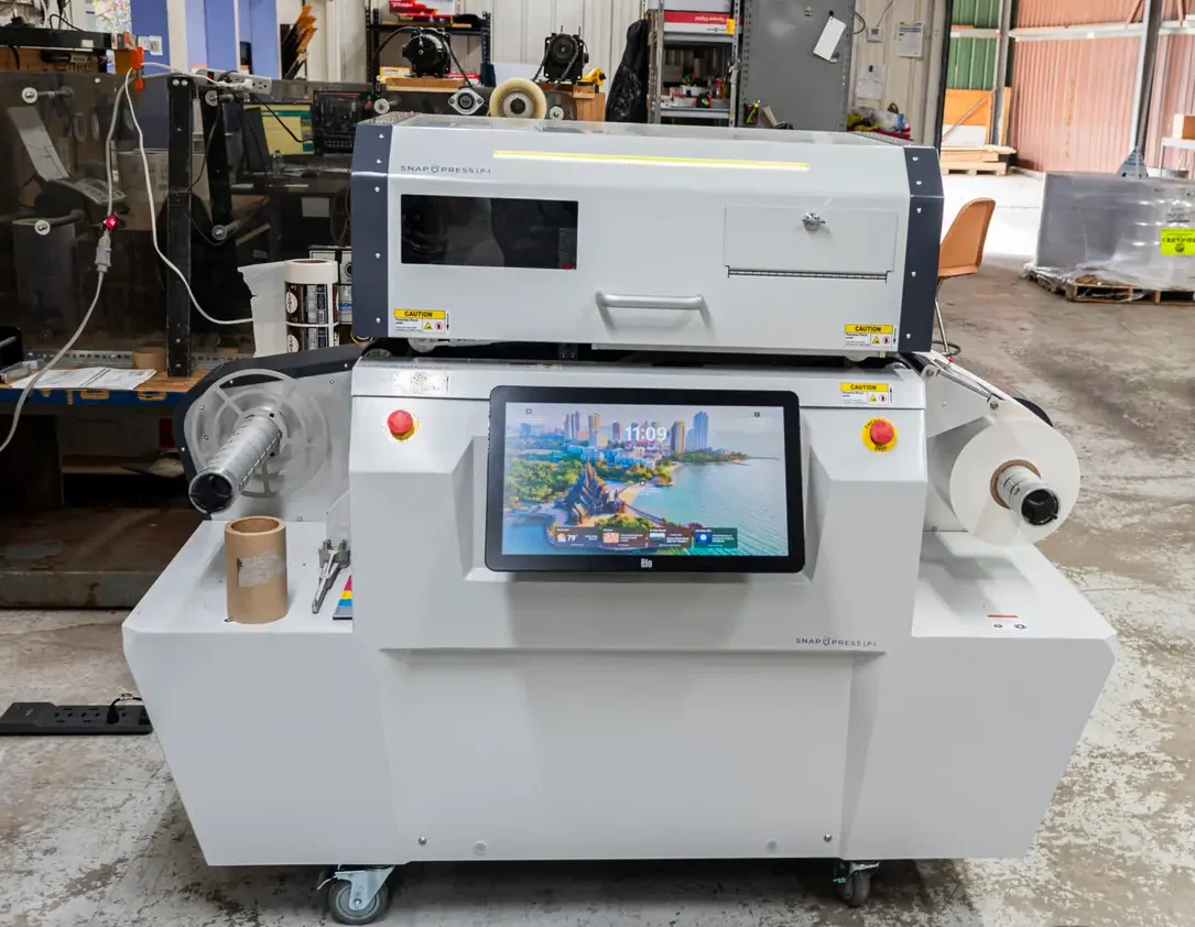 Front view of Digital Label Press