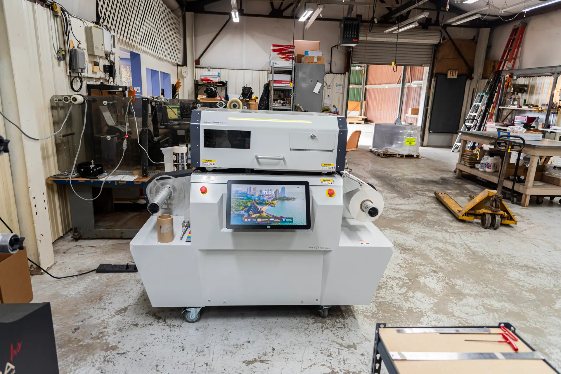 Front view of Digital Label Press